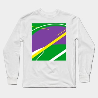 Mardi Gras abstract Long Sleeve T-Shirt